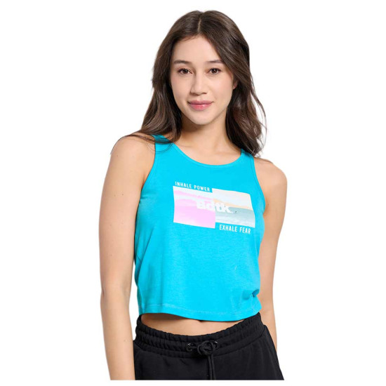 Bodytalk Γυναικεία αμάνικη μπλούζα Crop Top